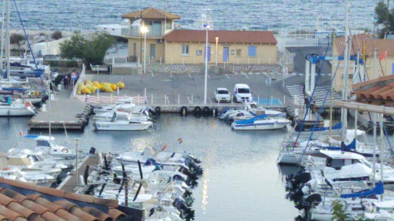 Magnifique Vue Mer Et Port Sausset-les-Pins Exteriör bild
